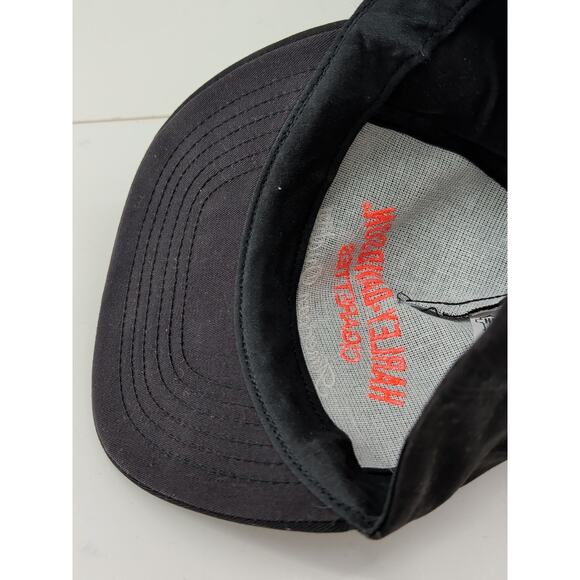 Vintage 80’s Harley Davidson Motorcycles Cigarettes Black Cotton SnapBack Hat - Picture 7 of 10